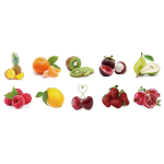 "Fruit" Stickers 